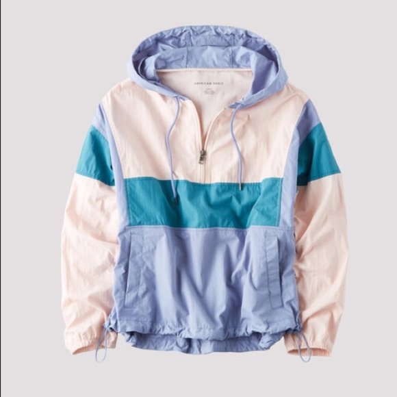 American Eagle Outfitters Jackets & Blazers - American Eagle Colorblock Windbreaker